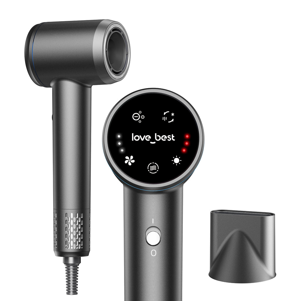 Hair Dryer, Professional Ionic Hair Dryer For Fast Drying, Low Noise And Quiet, 