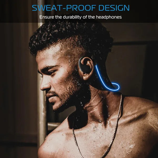 Wireless Sports Headsets Wireless V4.1 Neckband Earphones HD Stereo Sweat-proof 