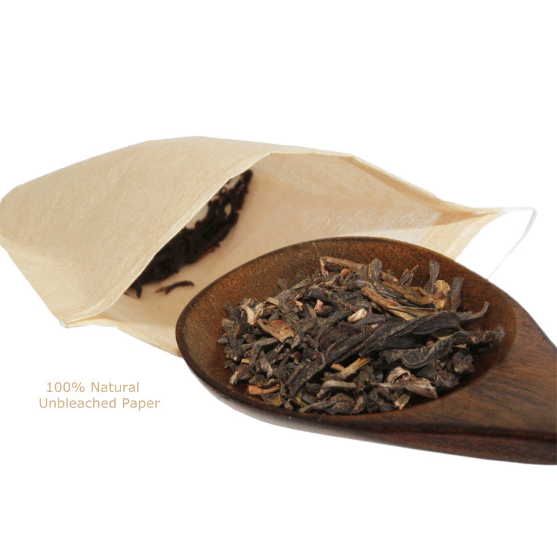 200 PCS Tea Filter Bags,Disposable Tea Infuser Drawstring Loose Leaf Tea With Na