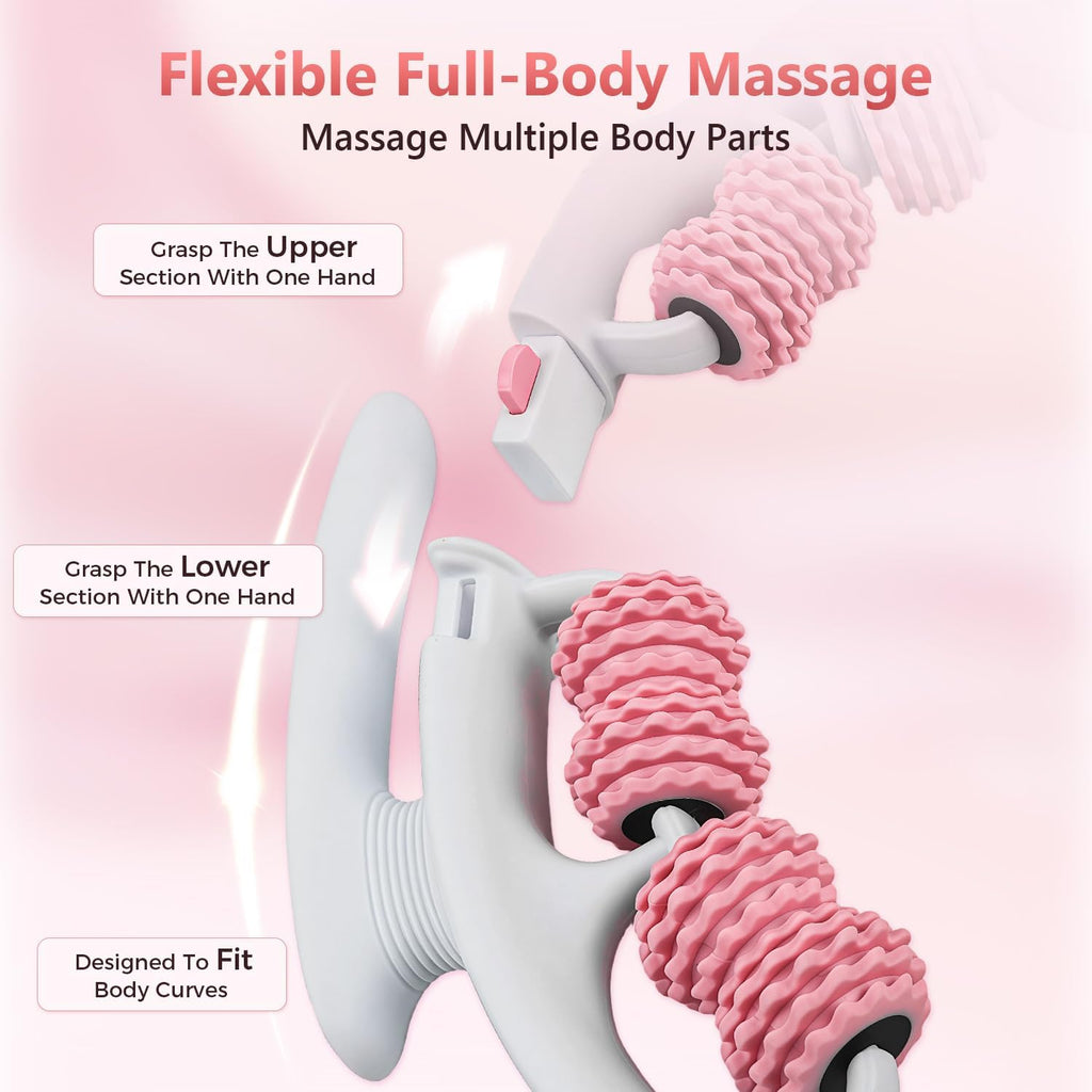 Anti-Cellulite Massage Roller Lymphatic Drainage Deep Tissue Fascia Blaster Musc