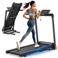 Folding Treadmill 3.5 Horsepower 0.5-8.5MPH 330LBS Capacity LED Display Foldable