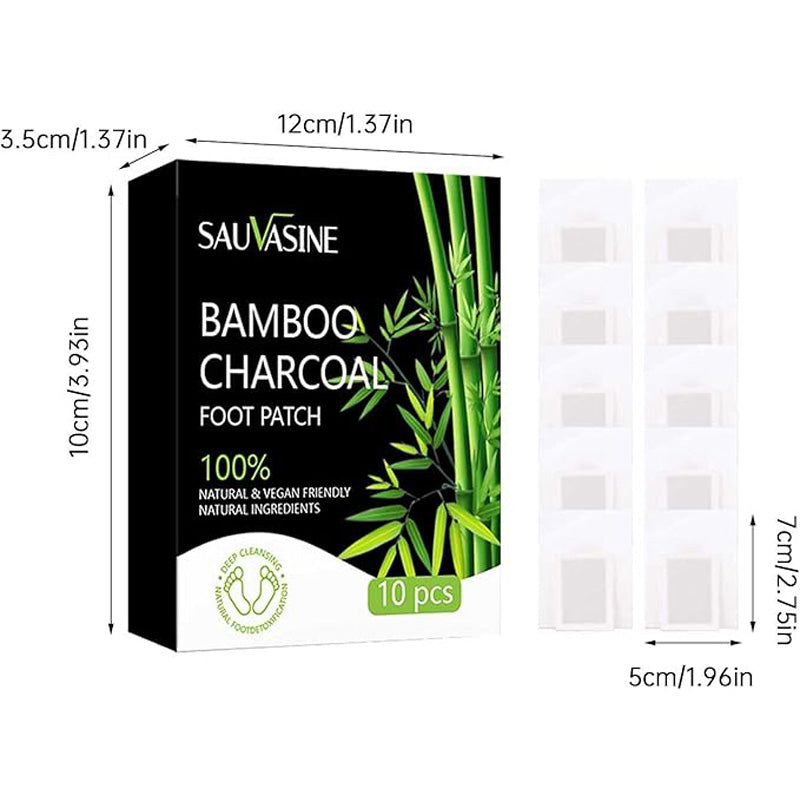 20pcs Natural Bamboo Charcoal Foot Patch,Strong Adhesive Patch,Comtable Herbal D