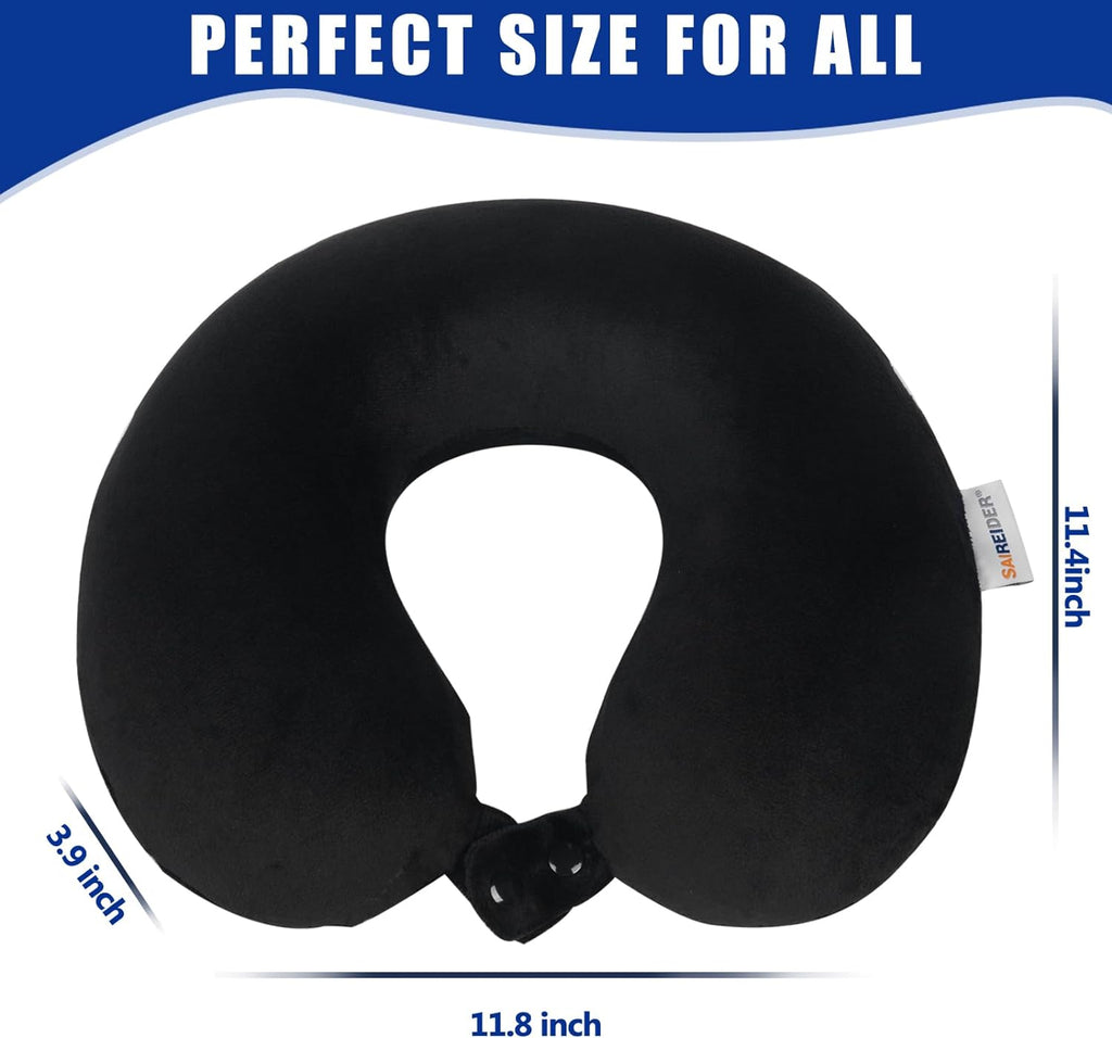 memory foam travel neck pillow — daily find — view 6