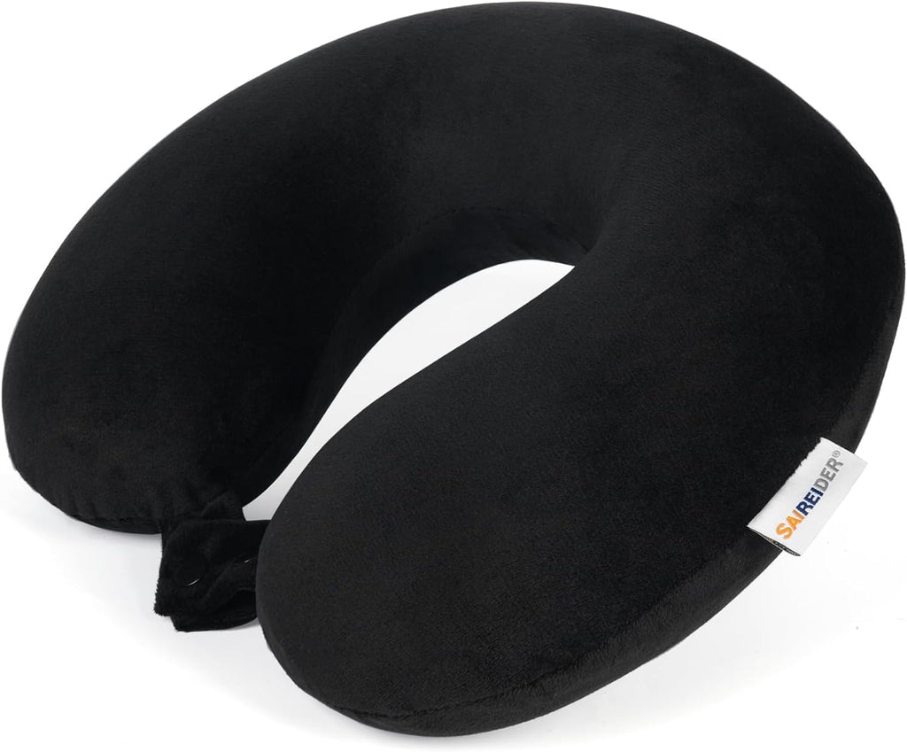 memory foam travel neck pillow — daily find — view 1