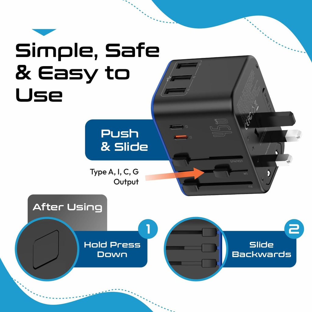 universal travel adapter 200w — daily find — view 5