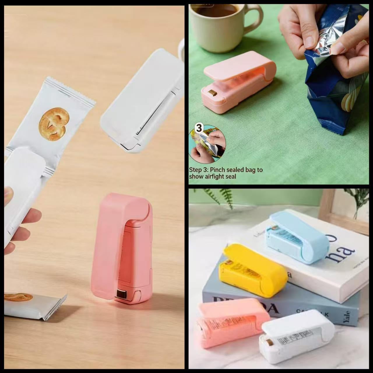 mini snack bag sealer heat seal — daily find — view 3