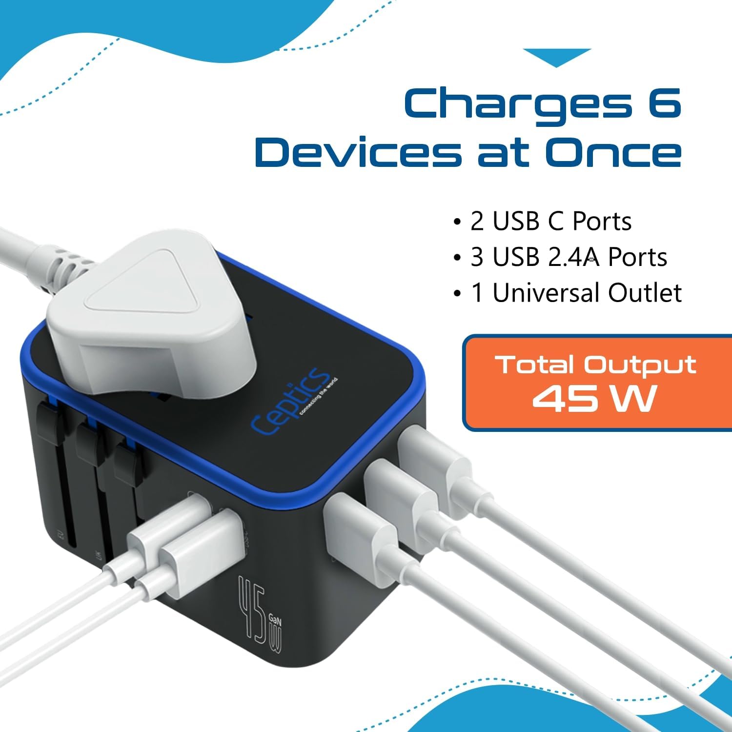 universal travel adapter 200w — daily find — view 4