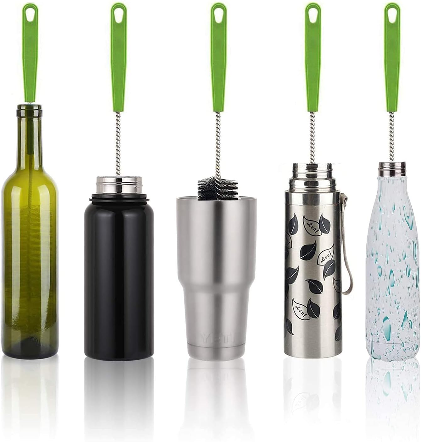 water bottle cleaner brush set — daily find — view 2