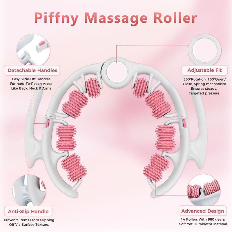 Anti-Cellulite Massage Roller Lymphatic Drainage Deep Tissue Fascia Blaster Musc