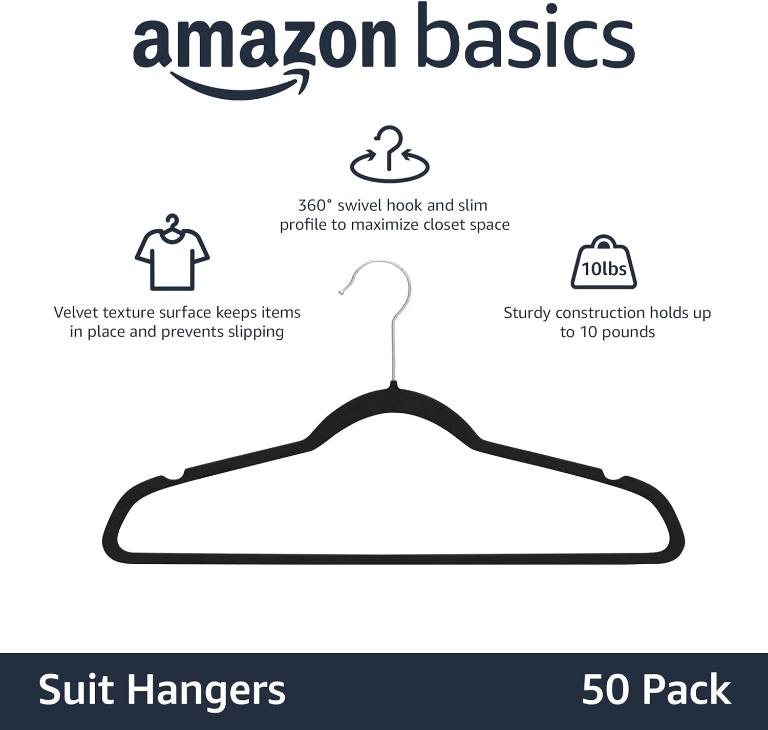 velvet hangers 50-pack — daily find — view 2