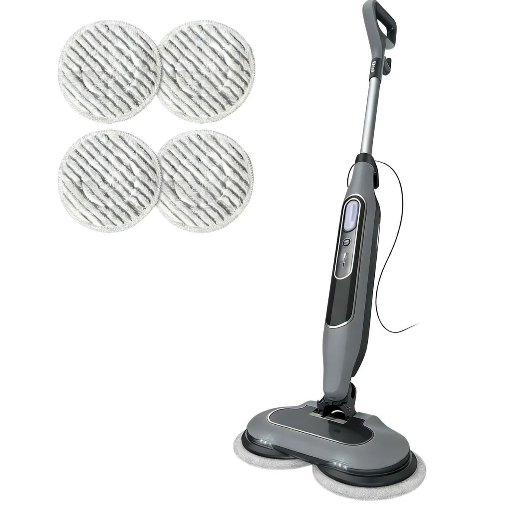 Dual Head Hard Floor Steam Mop, 3 Adjustable Steam Modes, LED Headlights, Lightw