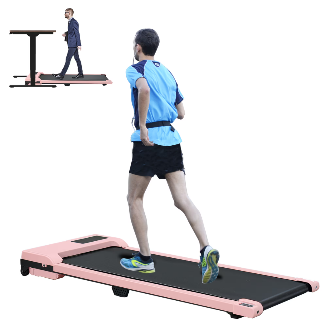 Walking Pad With Quiet 2.0 HP Brushless Motor, Countdown Modes, Spacious Running