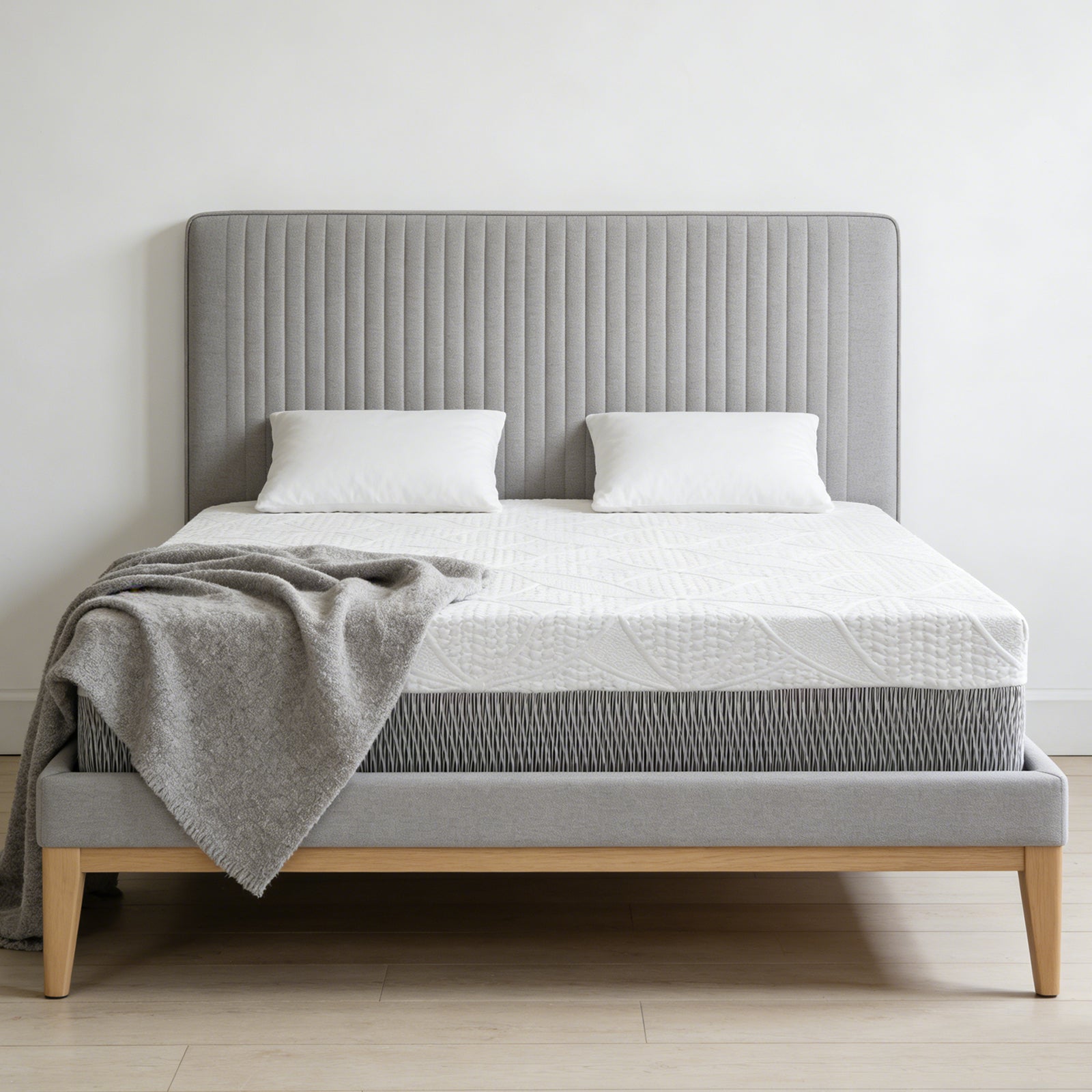 14-Inch Queen Mattress  Made In Japan- Plush Thick Design & Breathable, Steriliz