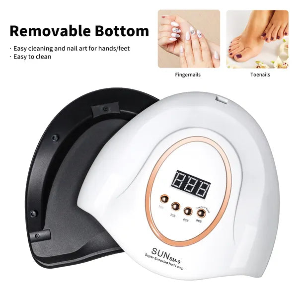 UV LED Nail Lamp,280W Nail Curing Lamps For Gel Polish With Automatic Sensor 4 T