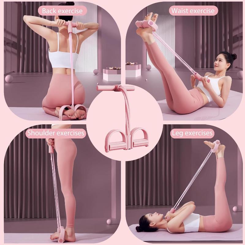 6-Tube Pedal Puller Resistance Rope, Foot Pedal Resistance Band, Yoga Elastic Ex