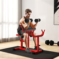 265 LBS Preacher Curl Bench for Strength Training, Adjustable Seated Arm Isolate