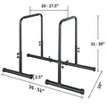 Power Tower Dip Station Pull Up Bar Stand Adjustable Height Heavy Duty Multi-Fun