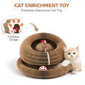 2PCS Kitty Curls Cat Toy - Foldable Accordion Cat Scratcher WithBall - Magic Org