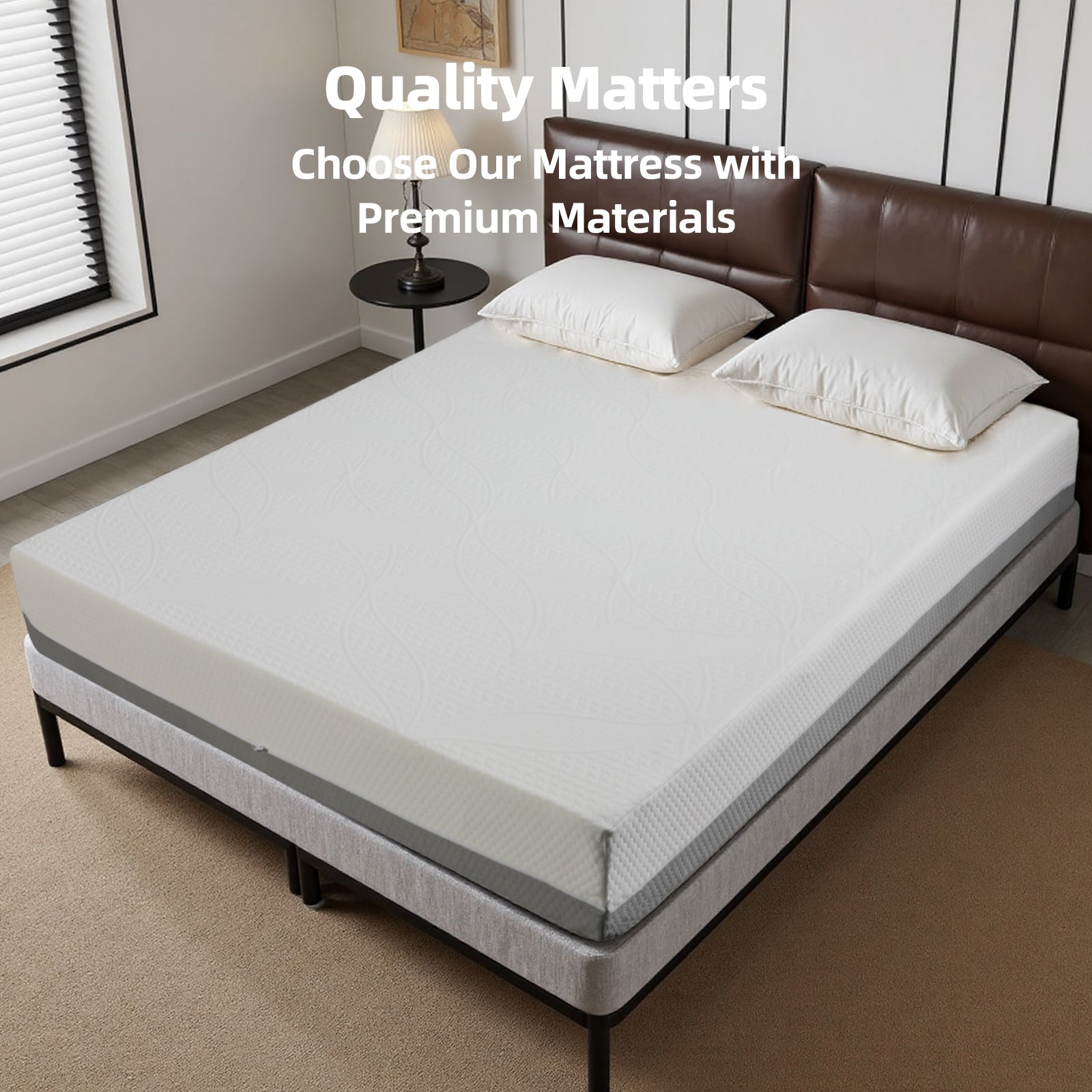 10-Inch Full Mattress  Made In Japan Gel-Perforated   Perforated Layers, 7-Zone 