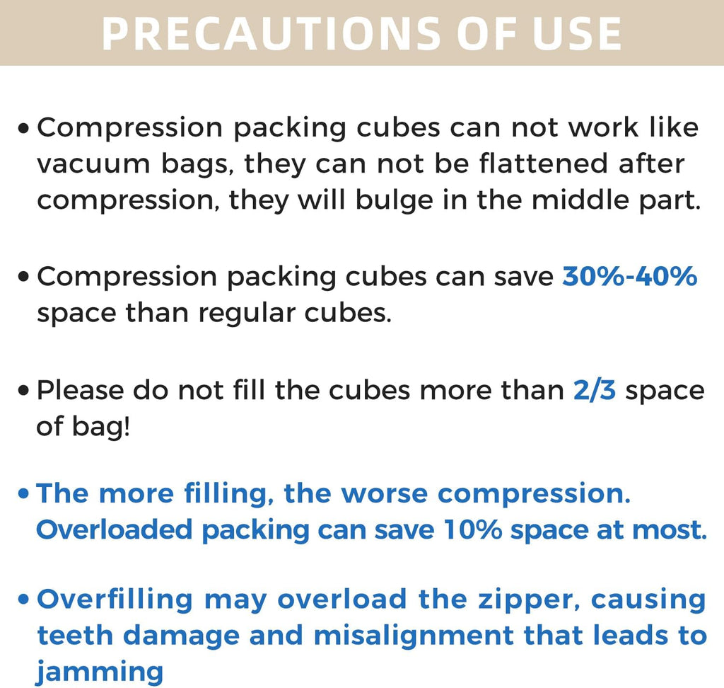 compression packing cubes set — daily find — view 8