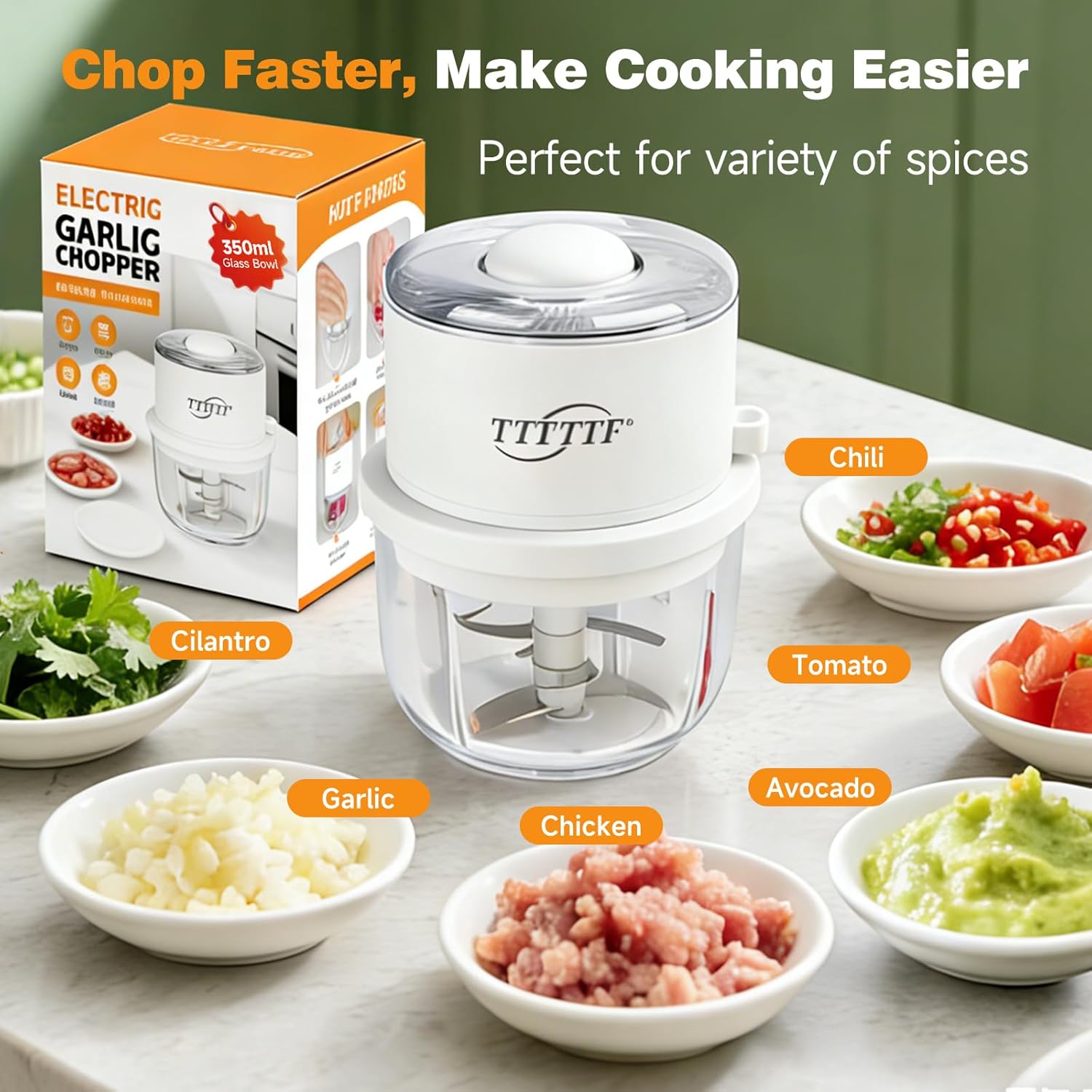 mini food chopper electric — daily find — view 3