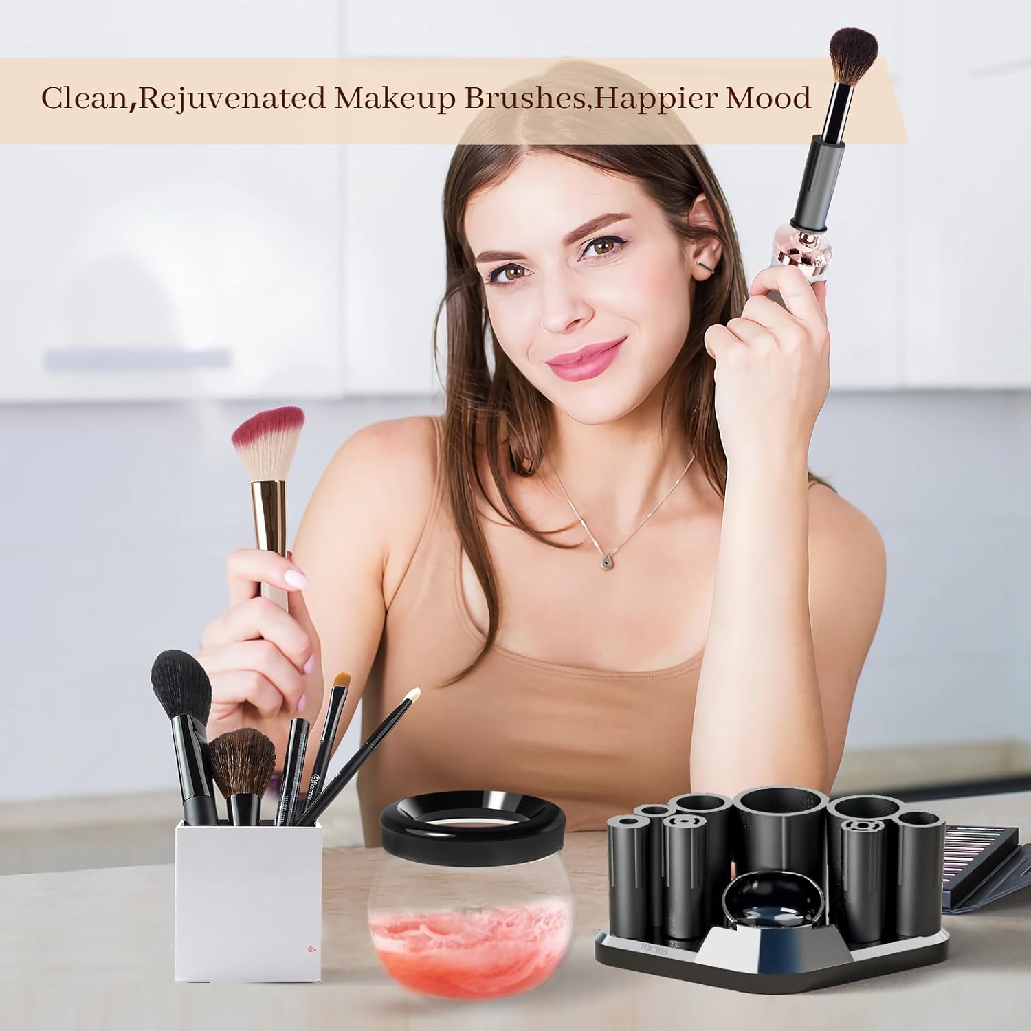 electric makeup brush cleaner — daily find — view 7