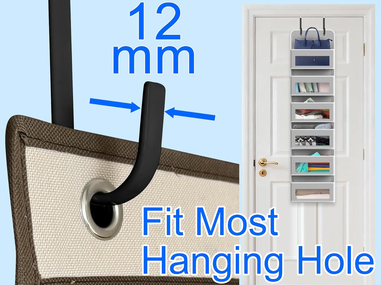 door hook organizer 6-pack — daily find — view 3