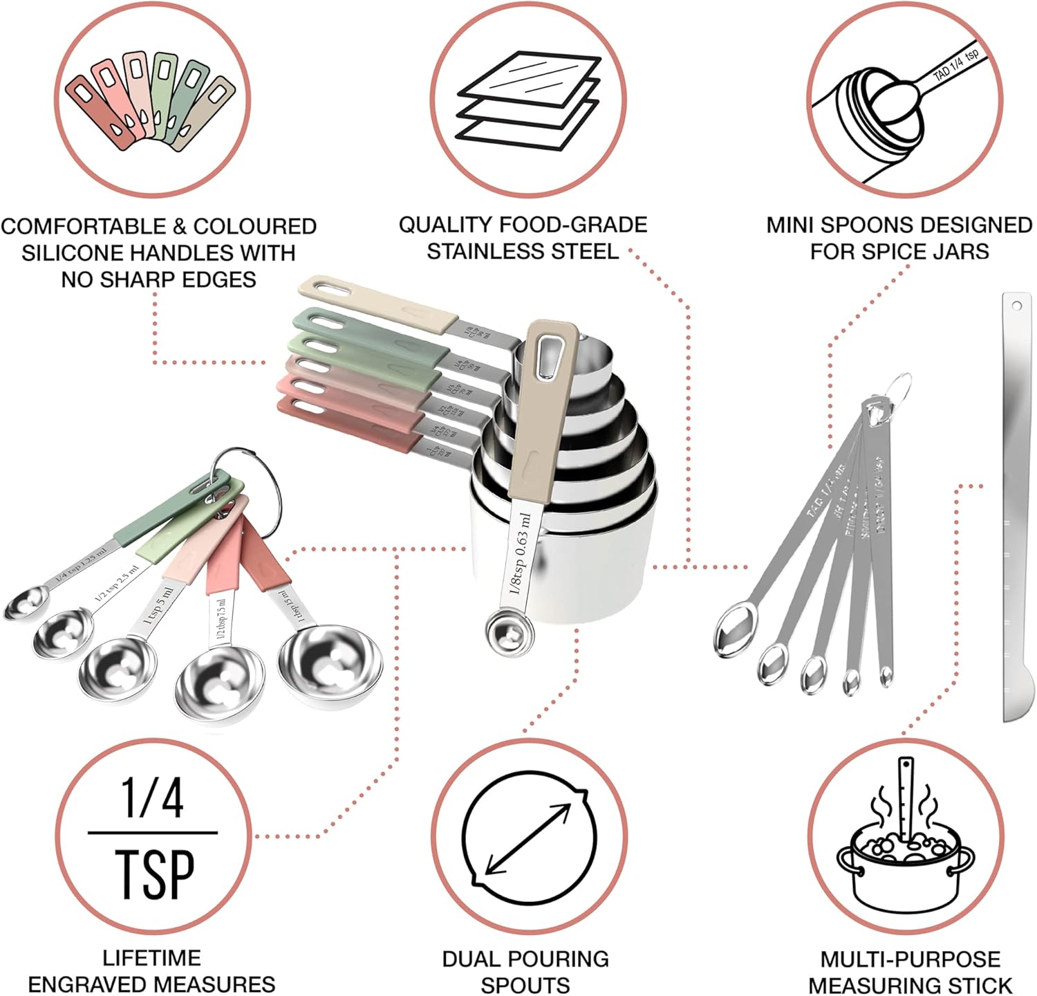 magnetic measuring cups set — daily find — view 3