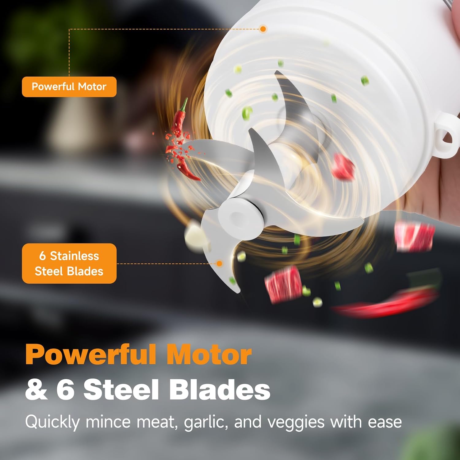 mini food chopper electric — daily find — view 4