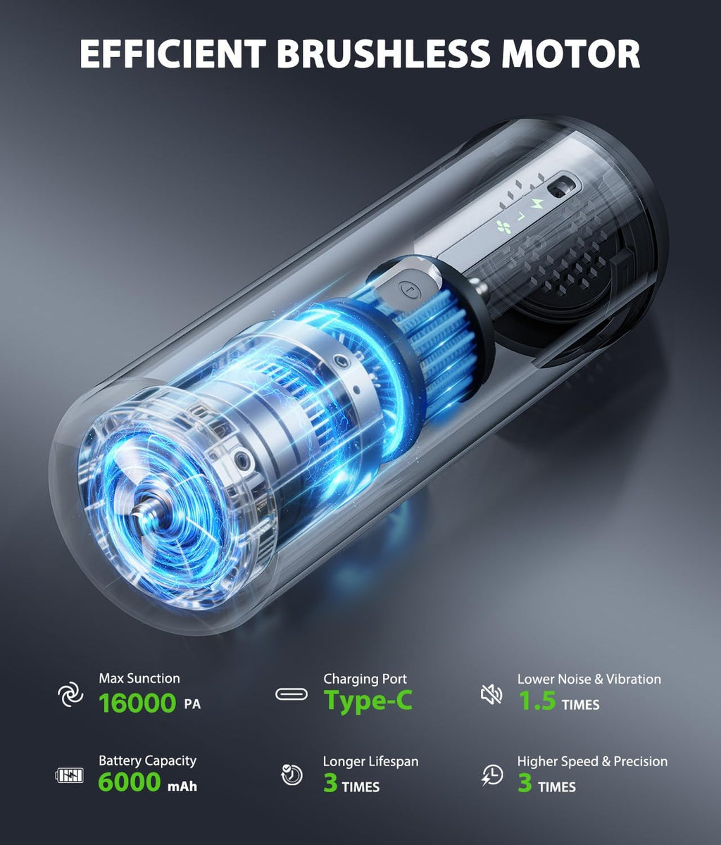mini car vacuum cordless — daily find — view 4