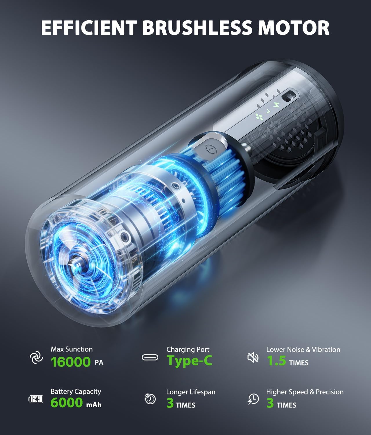 mini car vacuum cordless — daily find — view 4