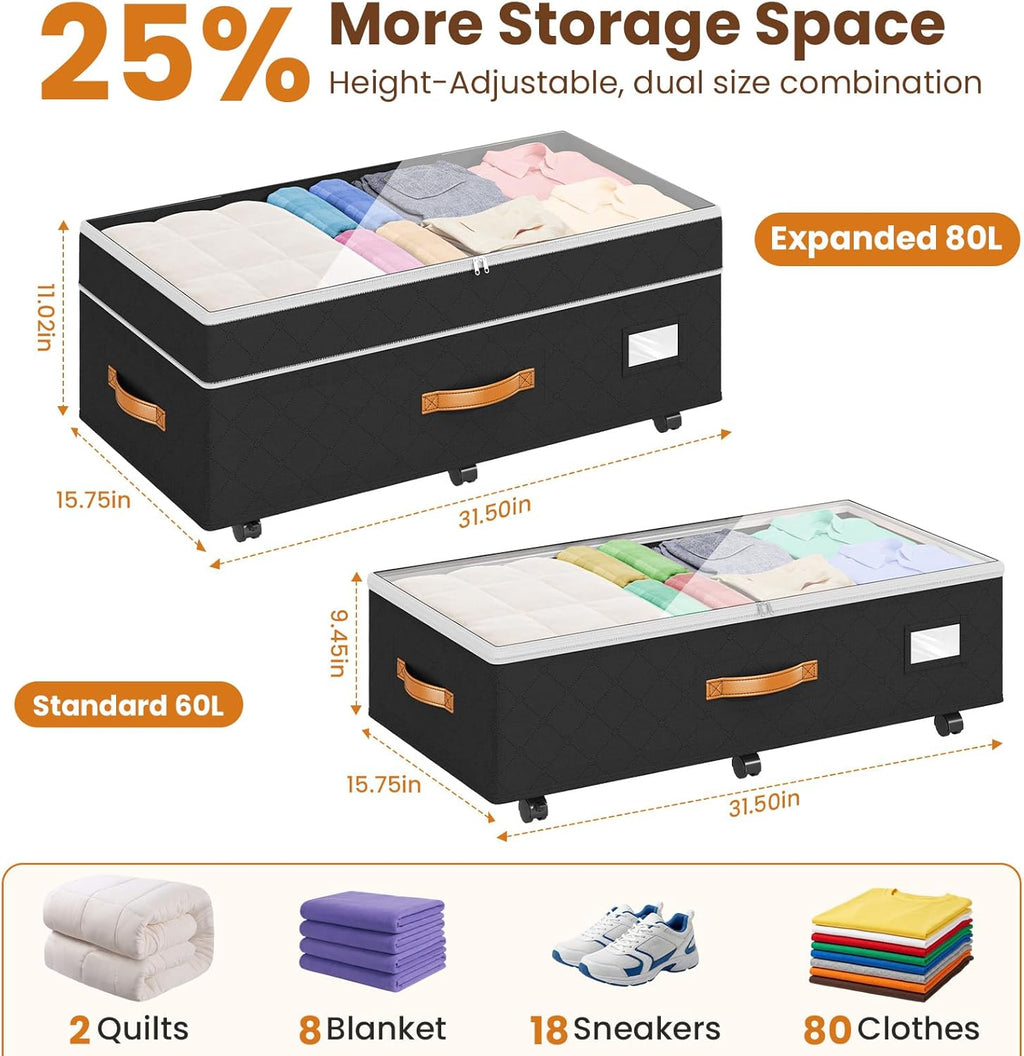 under-bed storage rolling box — daily find — view 2