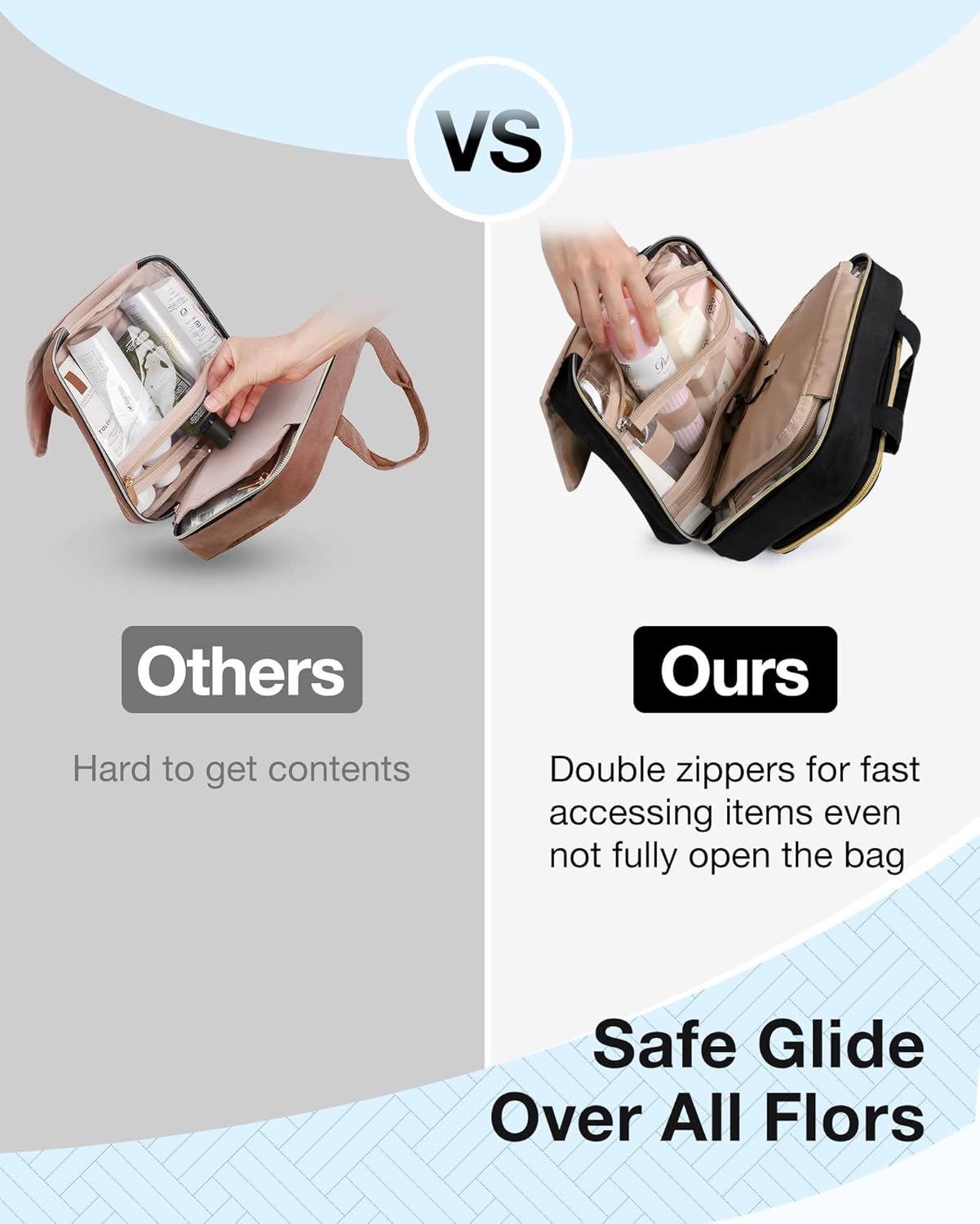 travel cosmetic organizer hanging — daily find — view 4