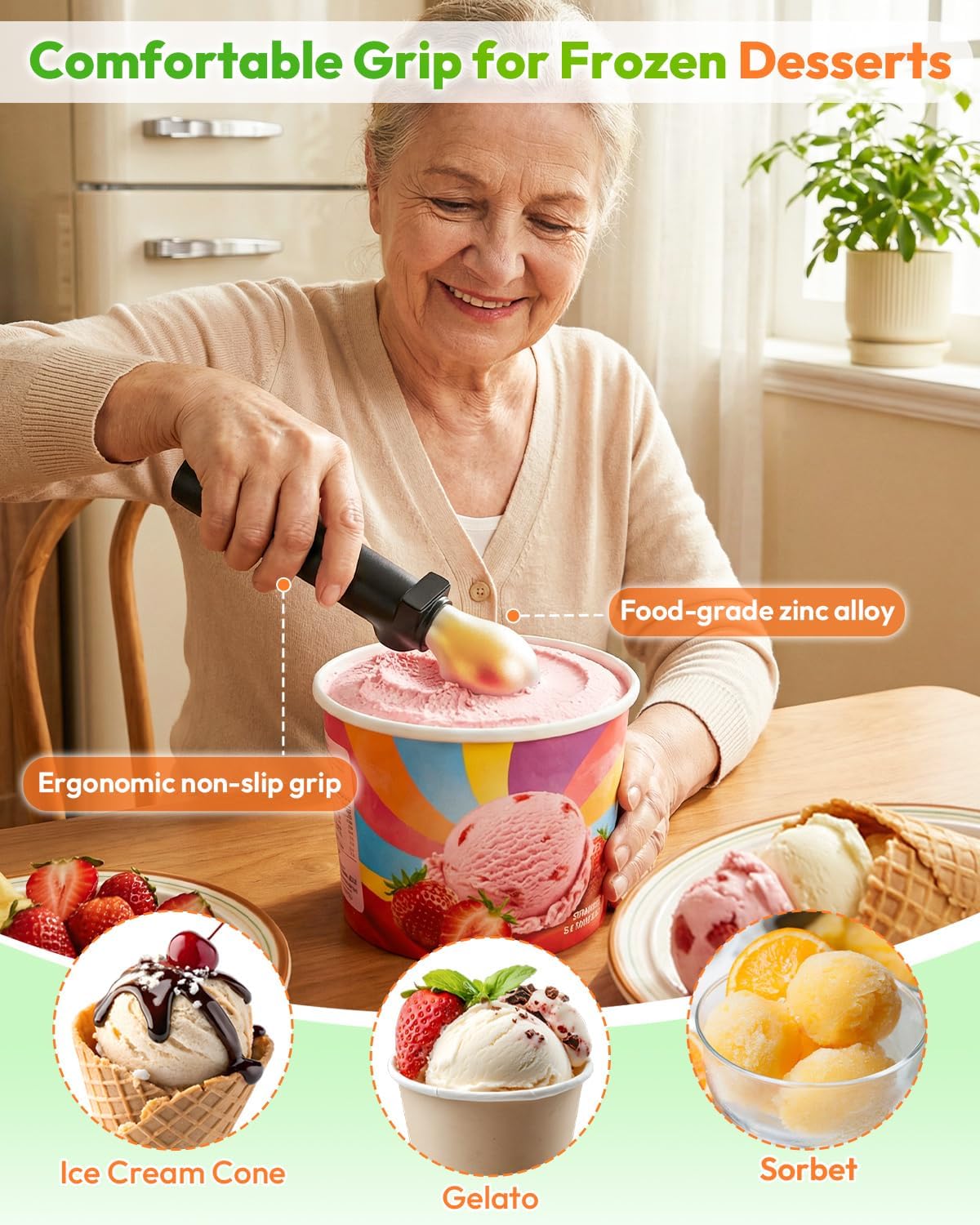 nonstick ice cream scoop heated — daily find — view 7