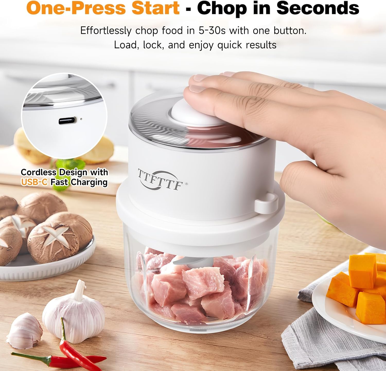 mini food chopper electric — daily find — view 5