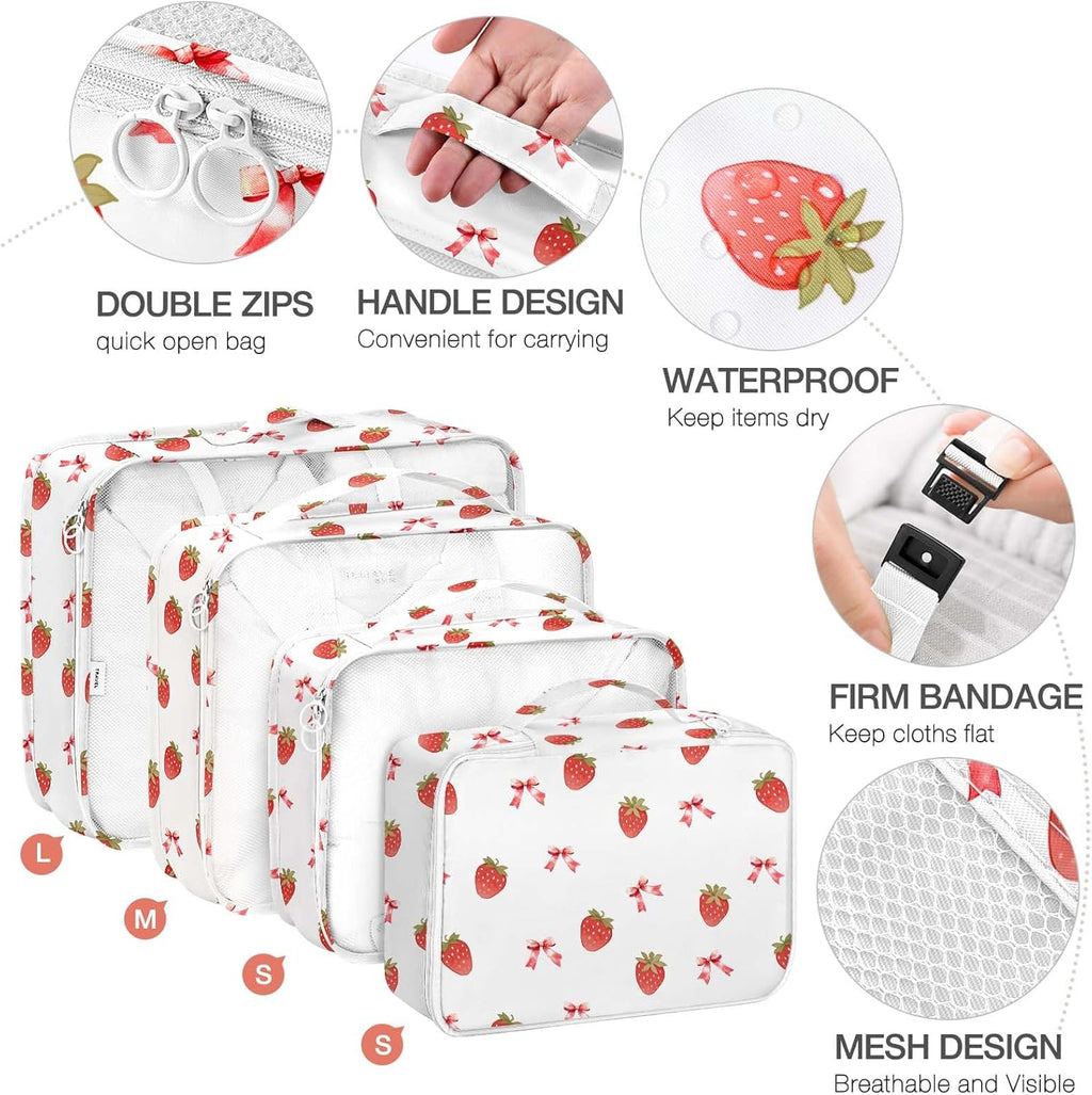 travel shoe bag set 4-pack — daily find — view 3