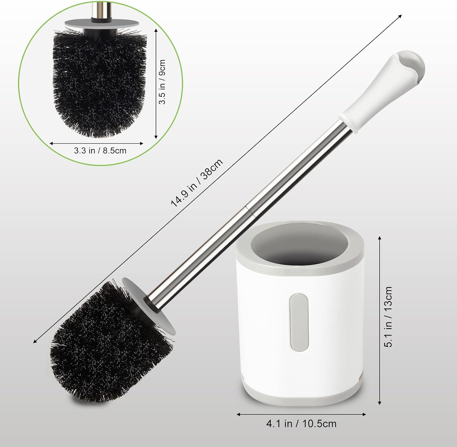 toilet brush silicone wall mount — daily find — view 6