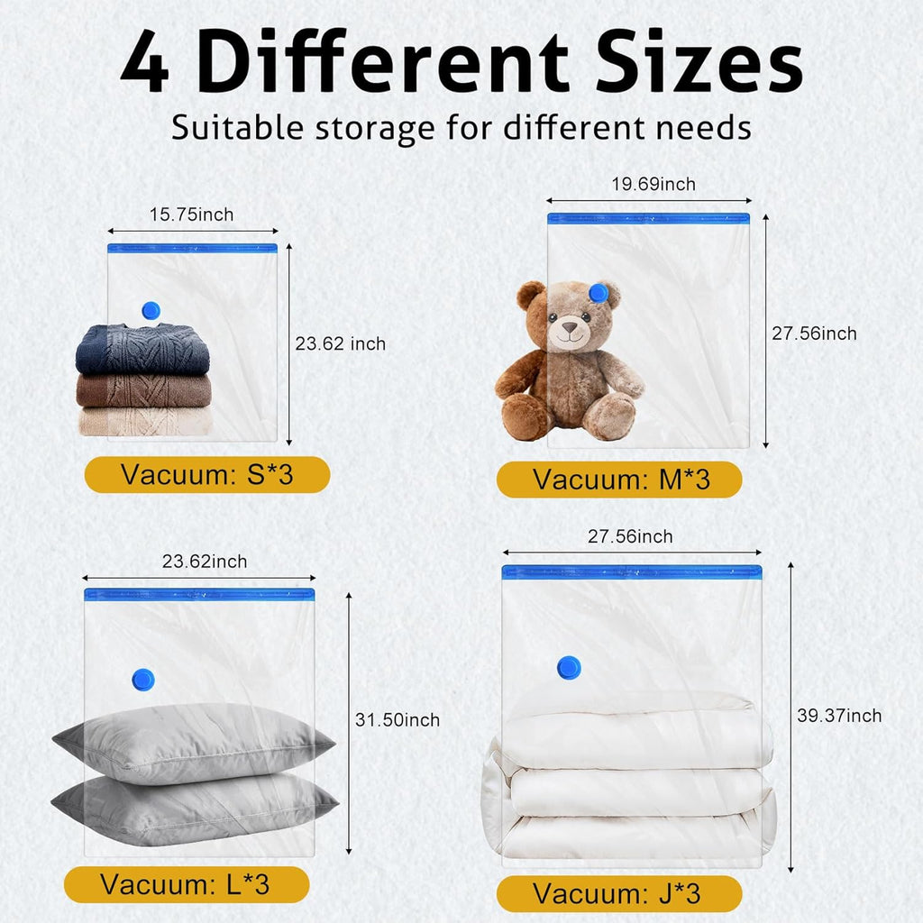 vacuum storage bags set — daily find — view 2