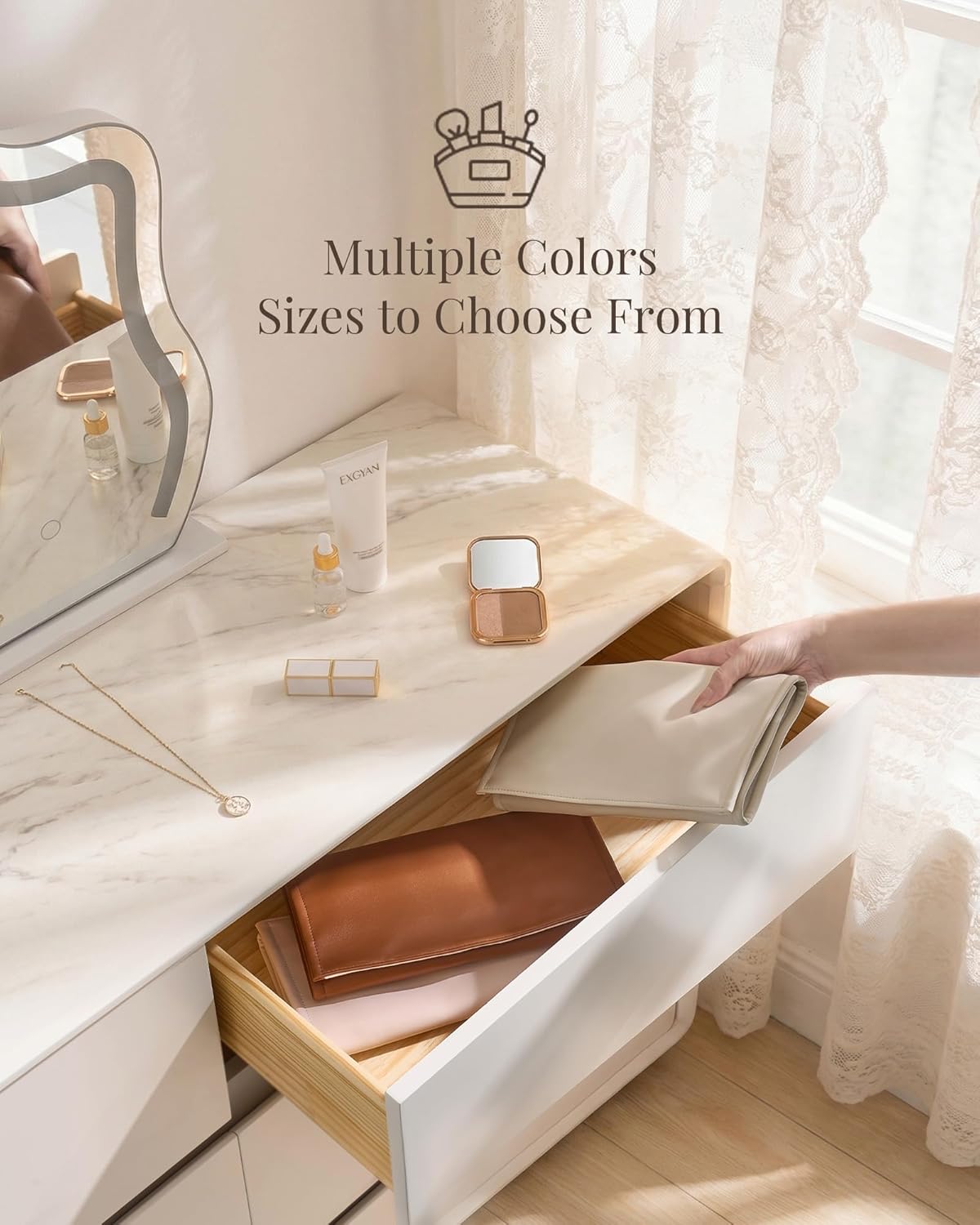 travel jewelry roll organizer — daily find — view 6