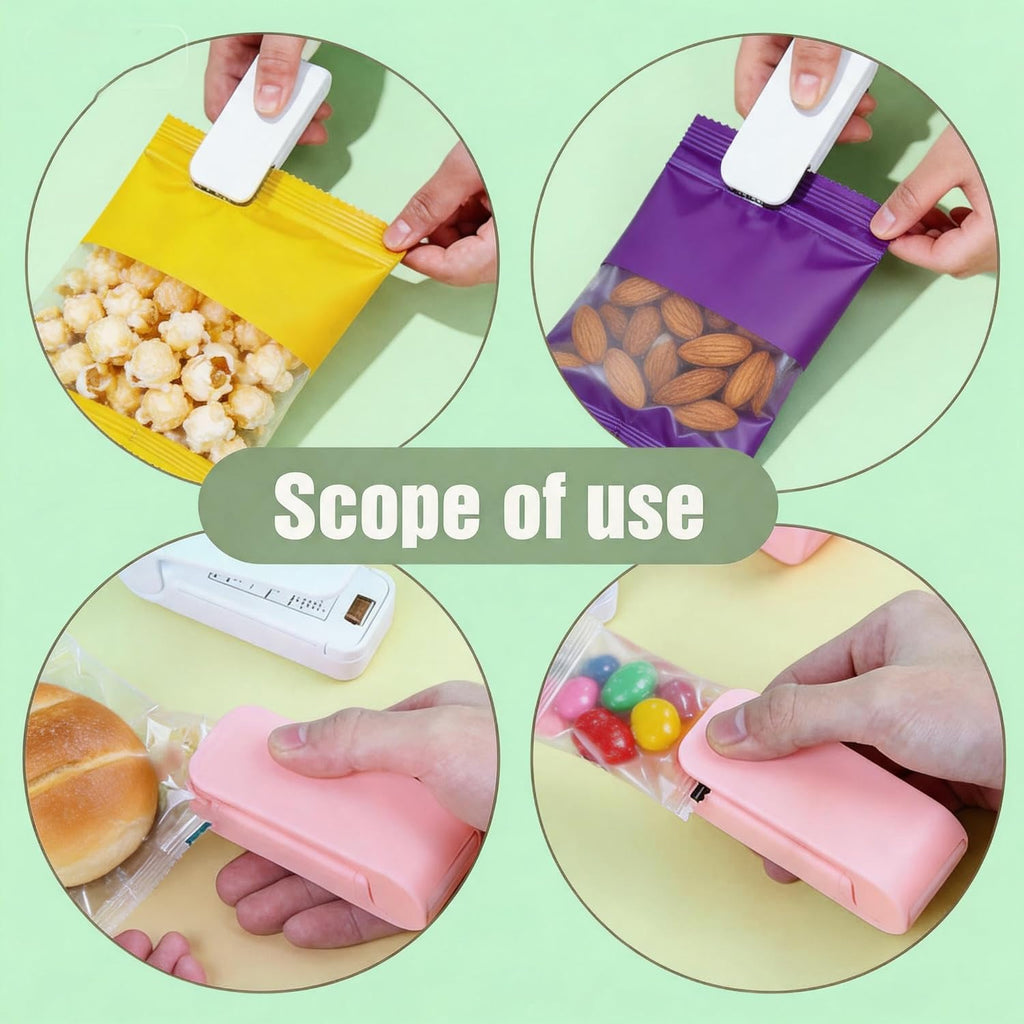 mini snack bag sealer heat seal — daily find — view 4