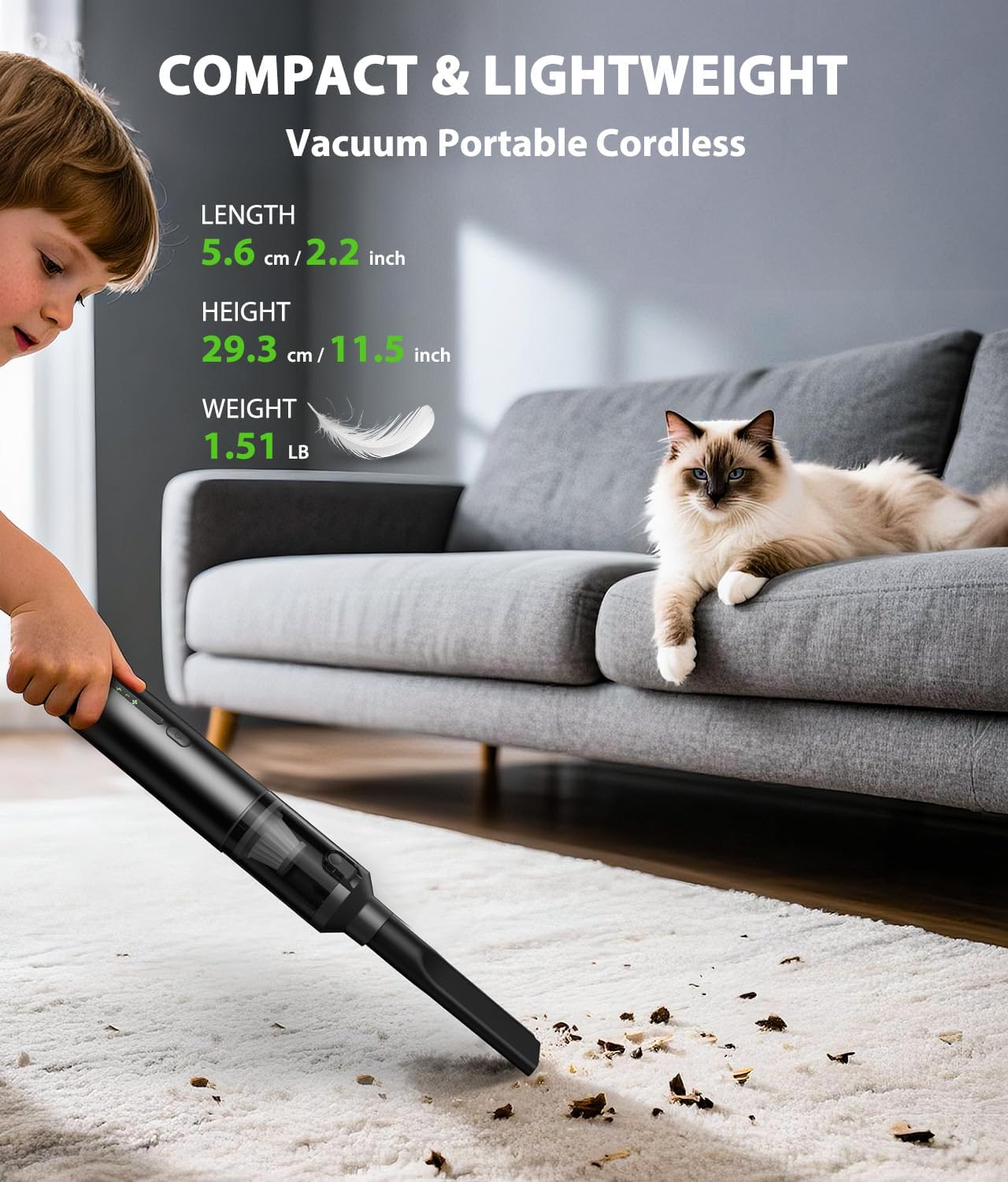 mini car vacuum cordless — daily find — view 7