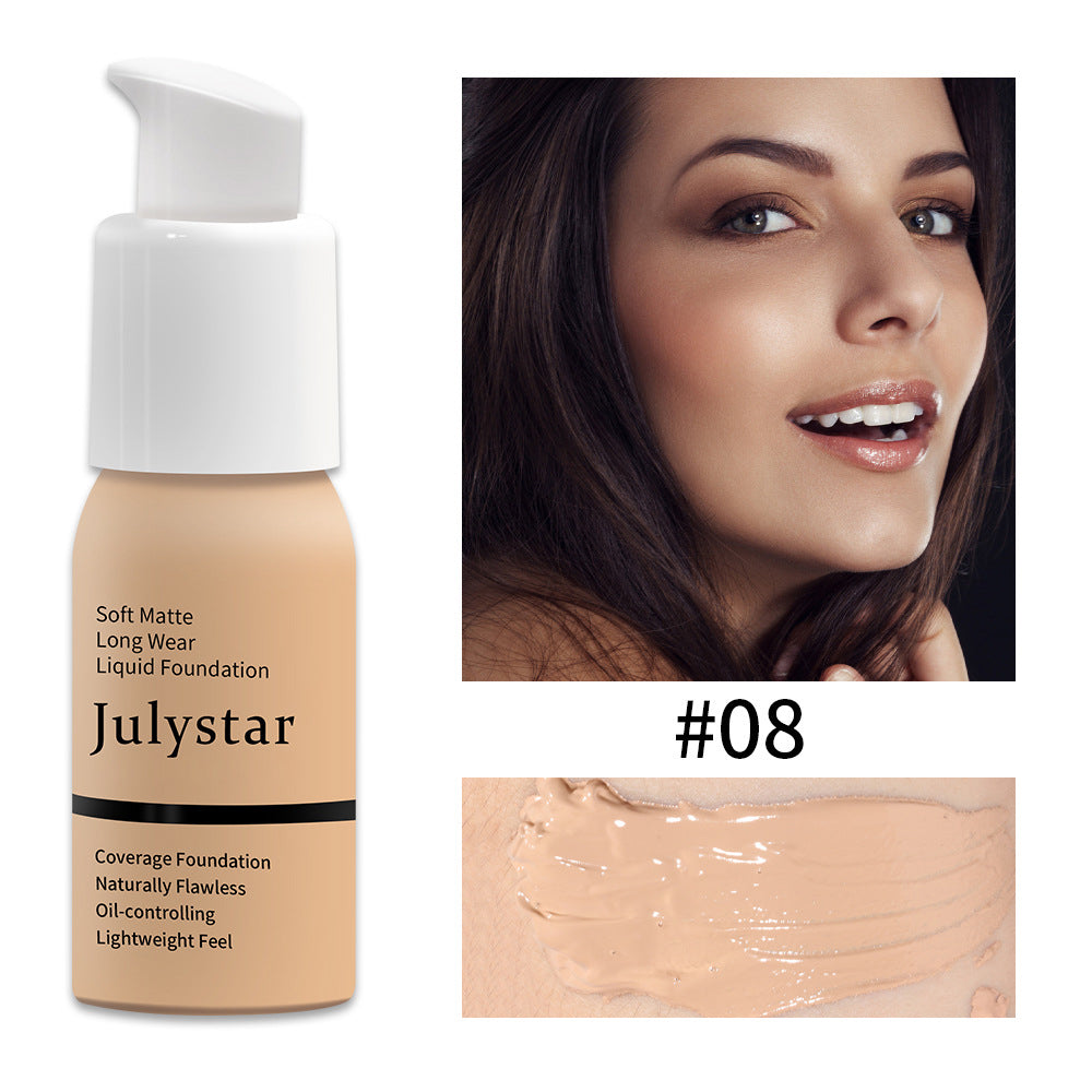 Oil Control Foundation Cream Full Coverage Concealer Long Lasting Waterproof Mat