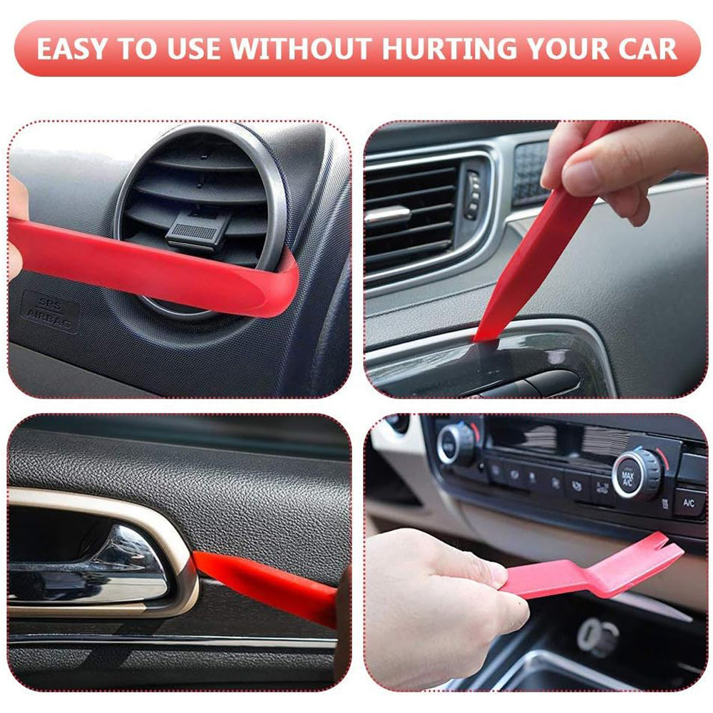 19pcs Auto Trim Removal Kits,Car Panel Removal Tool Car Interior Trim Kit Auto C