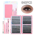 Lash Clusters, 640 Pcs Eyelashes Cluster Extensions 9-16mm Fluffy Individual Las