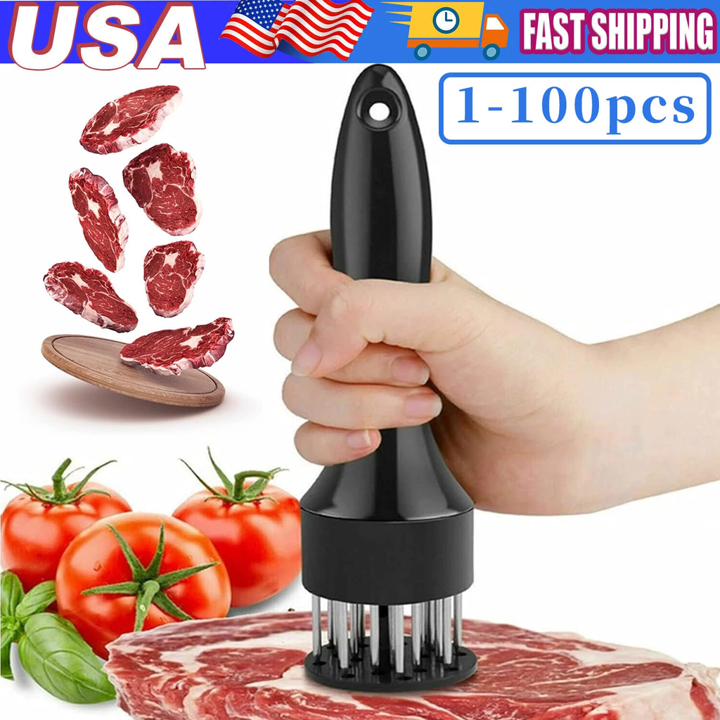 Stainless Steel Meat Tenderizer 21-pin Beef Pork Kitchen Cooking Needle Tool