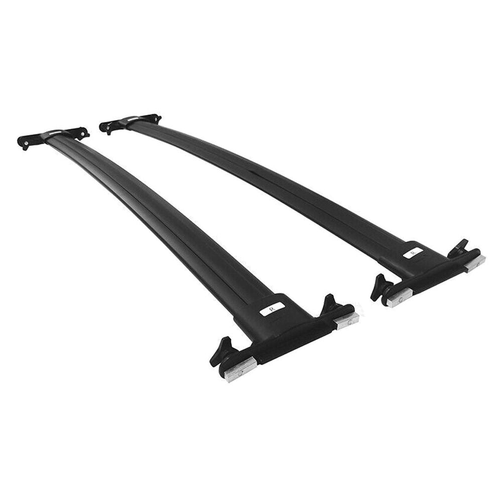 For 10-23 T Oyota 4Runner Black Top Roof Rack Cross Bar Cargo Carrier-Aluminum