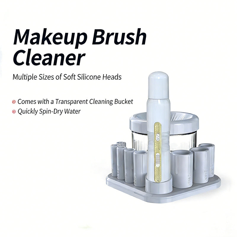 Electric Makeup Brush Scrubber,Multi Functional Automatic Cleaner,Quick Wash Qui