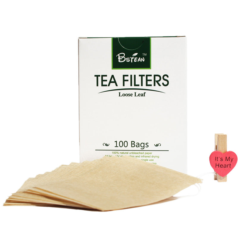200 PCS Tea Filter Bags,Disposable Tea Infuser Drawstring Loose Leaf Tea With Na
