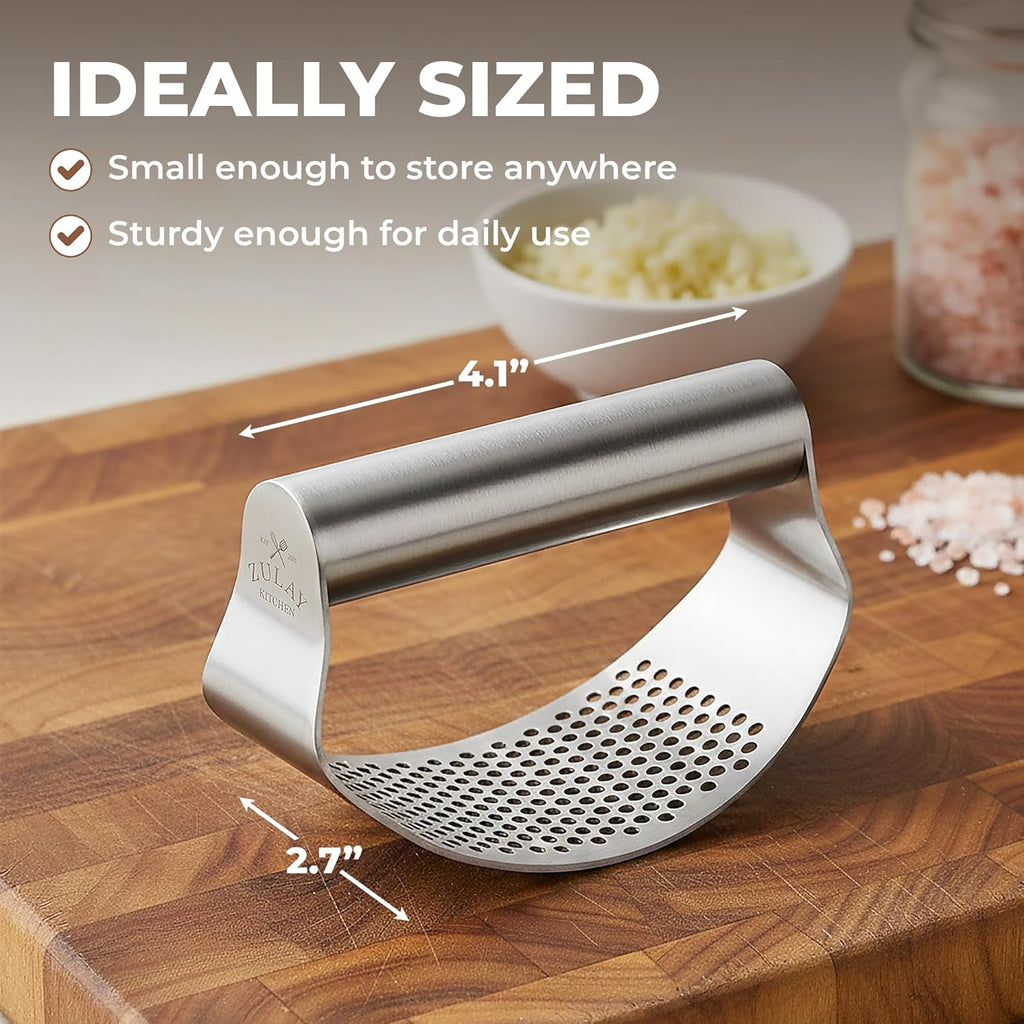 garlic press manual stainless — daily find — view 7
