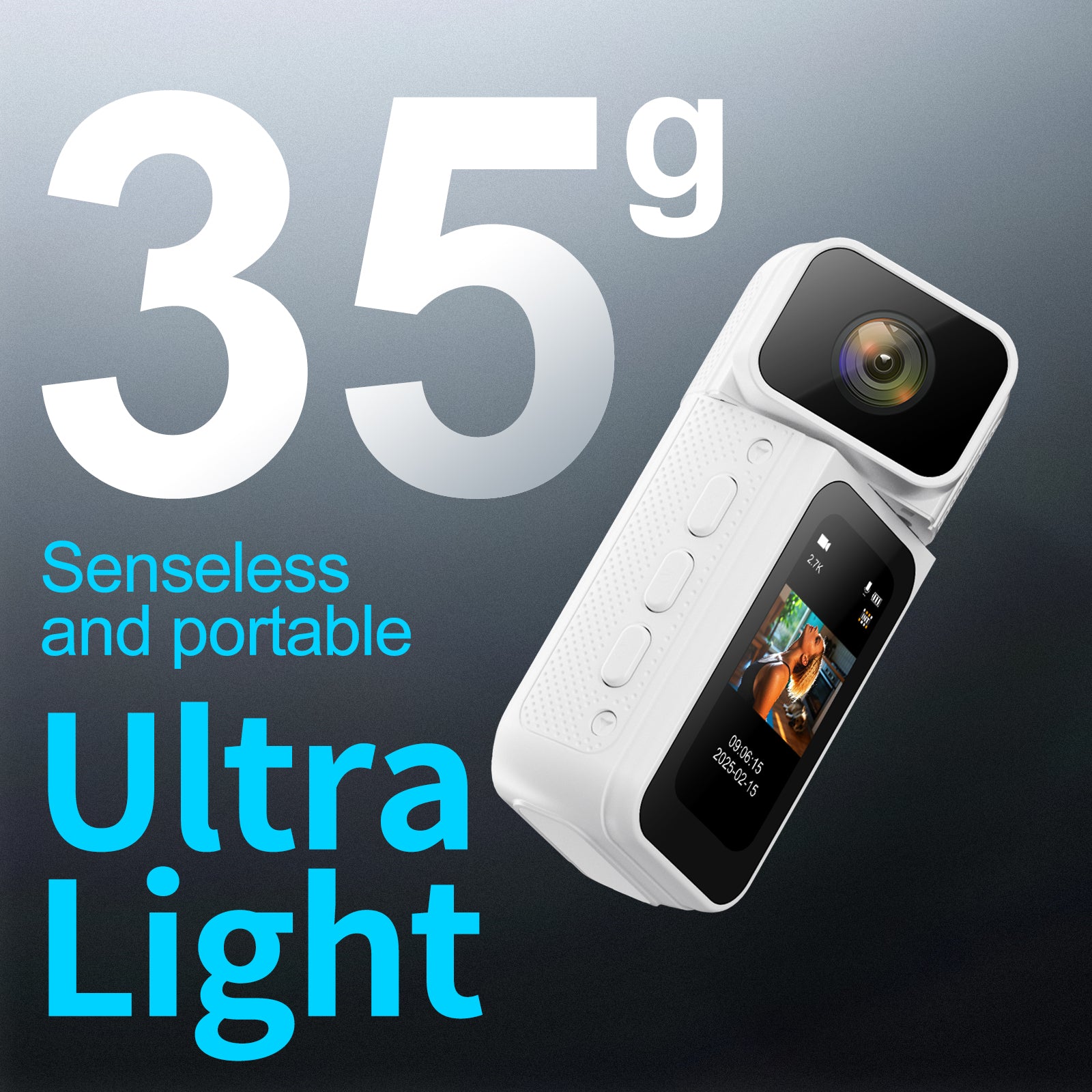 S80 Thumb Camera White-64G Available On All Platforms,The Shipping Color Is Whit